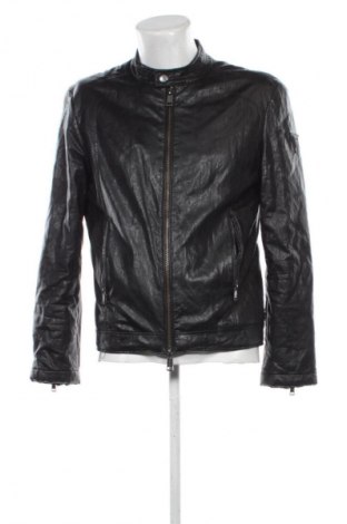 Geacă de piele pentru bărbati Guess, Mărime M, Culoare Negru, Preț 349,29 Lei