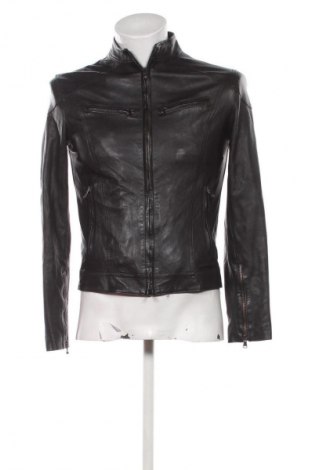 Geacă de piele pentru bărbati Lavorazione Artigiana, Mărime M, Culoare Negru, Preț 358,99 Lei