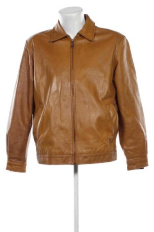 Geacă de piele pentru bărbati Mdk, Mărime L, Culoare Bej, Preț 286,73 Lei