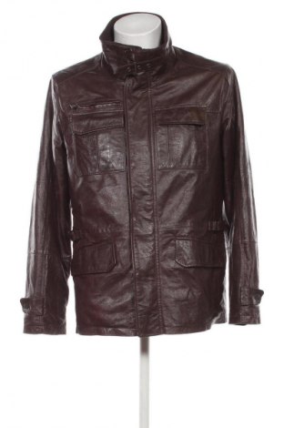 Geacă de piele pentru bărbati North Route, Mărime M, Culoare Maro, Preț 246,99 Lei