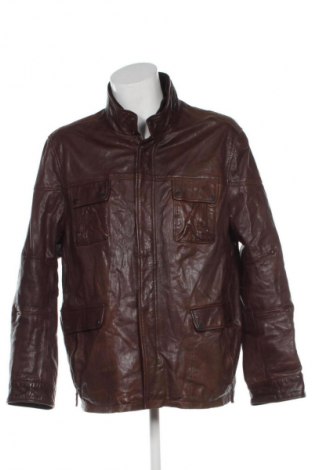 Geacă de piele pentru bărbati Peckott, Mărime XXL, Culoare Maro, Preț 278,99 Lei