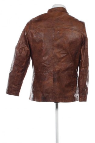 Geacă de piele pentru bărbati Tailor & Son, Mărime L, Culoare Maro, Preț 541,91 Lei
