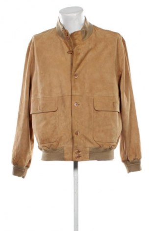 Geacă de piele pentru bărbati Unbranded, Mărime XL, Culoare Bej, Preț 285,00 Lei