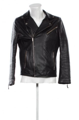 Geacă de piele pentru bărbati Unbranded, Mărime L, Culoare Negru, Preț 283,86 Lei