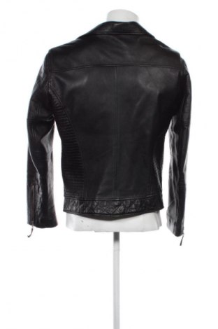 Geacă de piele pentru bărbati Unbranded, Mărime L, Culoare Negru, Preț 283,86 Lei