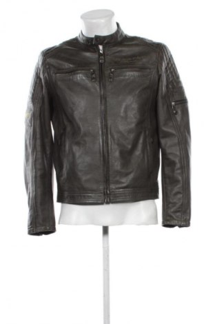 Ανδρικό δερμάτινο μπουφάν Unbranded, Μέγεθος L, Χρώμα Πράσινο, Τιμή 103,97 €