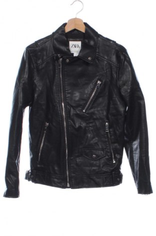 Geacă de piele pentru bărbati Zara, Mărime S, Culoare Negru, Preț 125,99 Lei