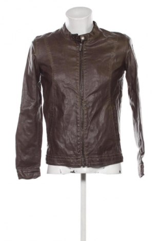 Geacă de piele pentru bărbati Zara, Mărime M, Culoare Verde, Preț 130,99 Lei