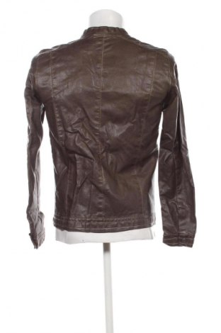 Geacă de piele pentru bărbati Zara, Mărime M, Culoare Verde, Preț 130,99 Lei