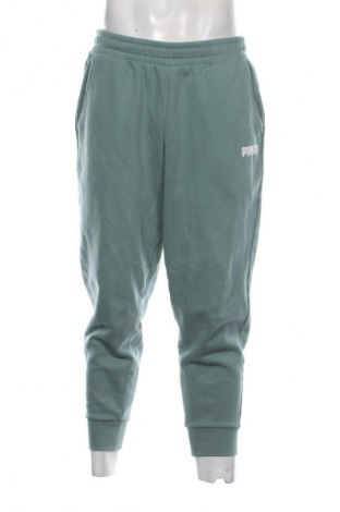 Pantaloni polar de bărbați PUMA, Mărime L, Culoare Verde, Preț 127,99 Lei