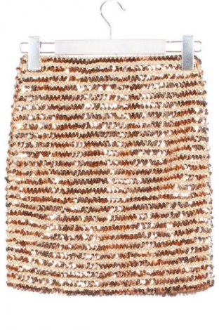 Spódnica Bik Bok, Rozmiar XXS, Kolor Złocisty, Cena 52,06 zł