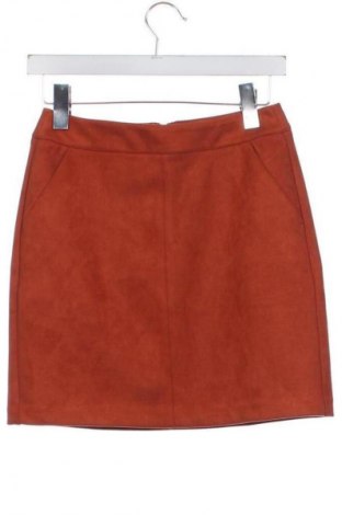 Fustă Vero Moda, Mărime XS, Culoare Portocaliu, Preț 78,20 Lei