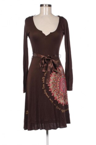 Šaty  Desigual, Velikost S, Barva Hnědá, Cena  863,00 Kč