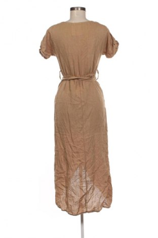 Рокля Le Monde Du Lin, Размер S, Цвят Кафяв, Цена 97,14 €
