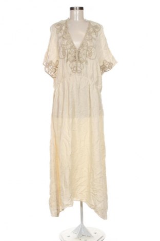 Sukienka Zara, Rozmiar XL, Kolor ecru, Cena 94,99 zł