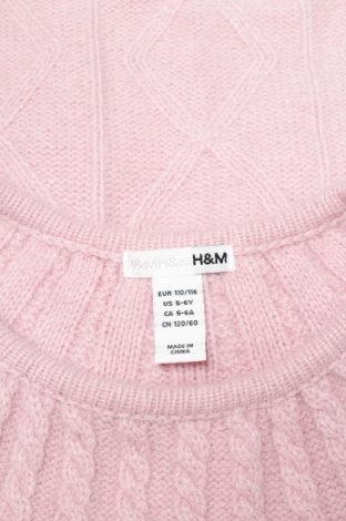 Детска туника H&M, Размер 4-5y/ 110-116 см, Цвят Розов, Цена 10,50 лв.