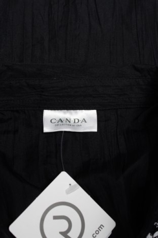 Γυναικείο πουκάμισο Canda, Μέγεθος M, Χρώμα Μαύρο, Τιμή 16,08 €