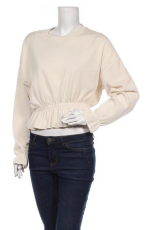 Bluză de femei Zara, Mărime S, Culoare Bej, 82% poliester, 16% viscoză, 2% elastan, Preț 20,42 Lei