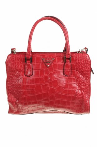 Дамска чанта Guess, Цвят Червен, Еко кожа, Цена 117,71 лв.