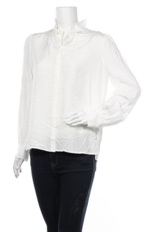 Дамска риза Caroll, Размер XL, Цвят Бял, Вискоза, Цена 25,35 лв.