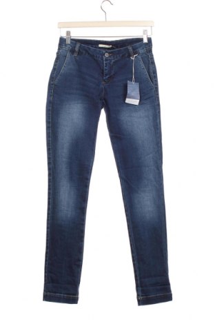 Damskie jeansy Promod, Rozmiar S, Kolor Niebieski, 99% bawełna, 1% elastyna, Cena 43,12 zł