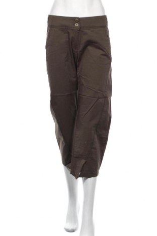 Дамски панталон Aventures Des Toiles, Размер M, Цвят Зелен, 97% памук, 3% еластан, Цена 25,35 лв.