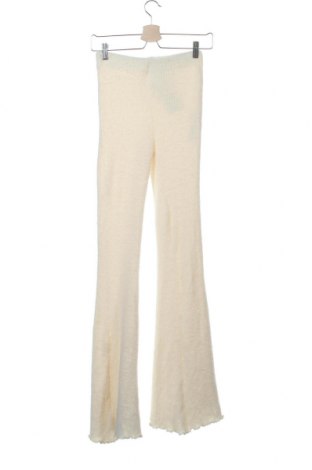 Dámské kalhoty  Bershka, Velikost XS, Barva Béžová, Polyamide, Cena  641,00 Kč