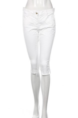 Дамски панталон Tom Tailor, Размер M, Цвят Бял, 97% памук, 3% еластан, Цена 48,00 лв.