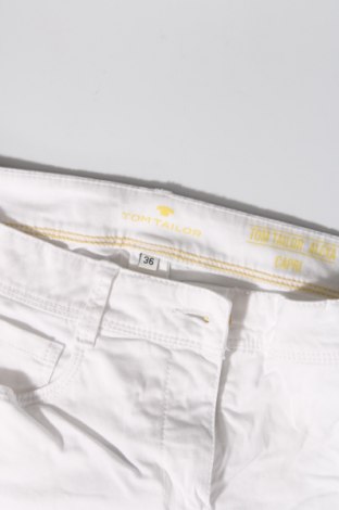 Γυναικείο παντελόνι Tom Tailor, Μέγεθος S, Χρώμα Λευκό, 97% βαμβάκι, 2% ελαστάνη, Τιμή 18,97 €
