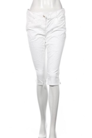 Γυναικείο παντελόνι Tom Tailor, Μέγεθος L, Χρώμα Λευκό, 97% βαμβάκι, 3% ελαστάνη, Τιμή 47,42 €