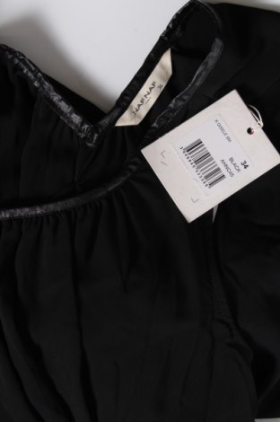 Γυναικείο αμάνικο μπλουζάκι Naf Naf, Μέγεθος XS, Χρώμα Μαύρο, Τιμή 25,26 €