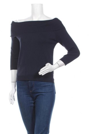 Дамски пуловер Anis, Размер L, Цвят Син, 65% вискоза, 35% полиамид, Цена 25,20 лв.