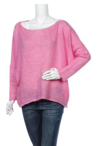 Дамски пуловер Arnie Says, Размер L, Цвят Розов, 40% акрил, 30% полиамид, 30% мохер, Цена 37,01 лв.