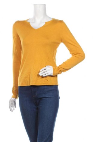 Дамски пуловер Camaieu, Размер S, Цвят Жълт, 80% вискоза, 20% полиамид, Цена 41,40 лв.
