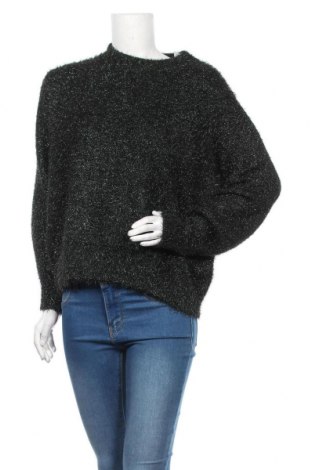 Дамски пуловер H&M, Размер S, Цвят Черен, 70% полиестер, 30% метални нишки, Цена 25,20 лв.