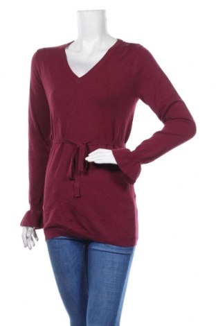 Дамски пуловер Mamalicious, Размер M, Цвят Червен, 70% вискоза, 30% полиамид, Цена 53,40 лв.