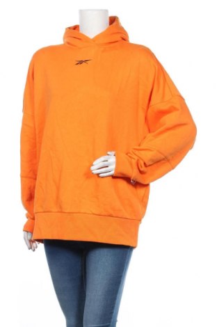 Γυναικείο φούτερ Reebok, Μέγεθος M, Χρώμα Πορτοκαλί, 80% βαμβάκι, 20% πολυεστέρας, Τιμή 34,13 €