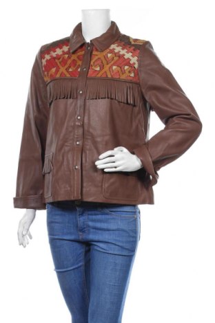 Dámská kožená bunda  Armand Ventilo, Velikost L, Barva Hnědá, Pravá kůže, bavlna, Cena  1 150,00 Kč