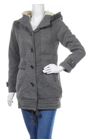 Γυναικείο παλτό, Μέγεθος M, Χρώμα Γκρί, 65% βαμβάκι, 35% πολυεστέρας, Τιμή 9,86 €