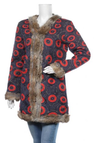 Дамско палто Antik Batik, Размер M, Цвят Многоцветен, Памук, естествен косъм, Цена 959,40 лв.