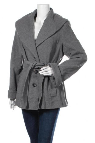 Дамско палто Ashley Brooke, Размер L, Цвят Сив, 60% вълна, 20% полиамид, 20% кашмир, Цена 53,55 лв.