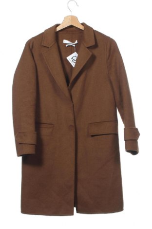 Dámsky kabát  Mango, Veľkosť XS, Farba Hnedá, 70% polyester, 30% vlna, Cena  23,70 €
