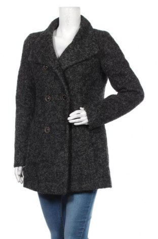 Дамско палто Multiblu, Размер M, Цвят Сив, 55% полиестер, 45% вълна, Цена 31,75 лв.