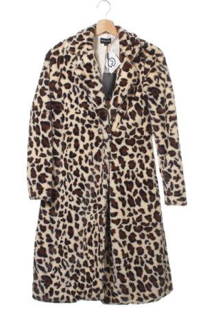 Дамско палто Pretty Little Thing, Размер XS, Цвят Кафяв, 100% полиестер, Цена 64,35 лв.