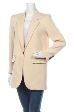 Γυναικείο σακάκι Massimo Dutti, Μέγεθος L, Χρώμα  Μπέζ, Τιμή 107,86 €