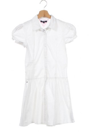 Dziecięca sukienka Tommy Hilfiger, Rozmiar 12-13y/ 158-164 cm, Kolor Biały, 97% bawełna, 3% elastyna, Cena 91,20 zł