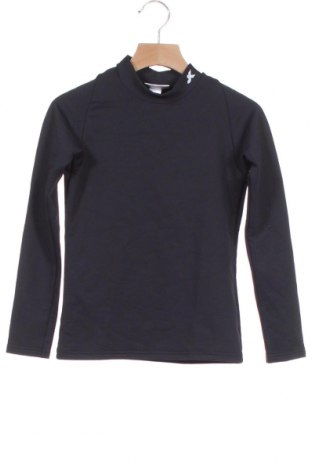 Детска спортна блуза Kipsta, Размер 8-9y/ 134-140 см, Цвят Черен, 44% полиамид, 37% полиестер, 19% еластан, Цена 6,04 лв.