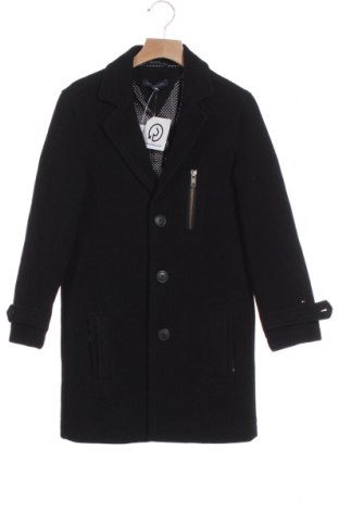 Detský kabát  Tommy Hilfiger, Veľkosť 6-7y/ 122-128 cm, Farba Čierna, 75% vlna, 25% polyamide, Cena  103,88 €