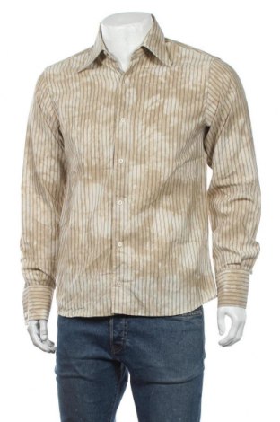 Pánská košile , Velikost L, Barva Béžová, 68% polyester, 32% bavlna, Cena  83,00 Kč