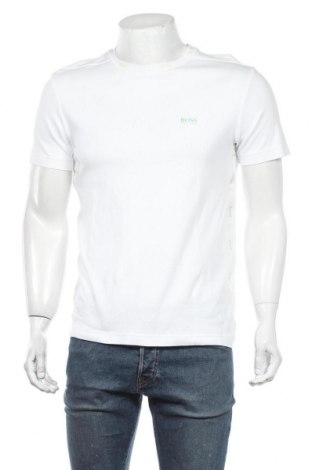 Herren T-Shirt Hugo Boss, Größe M, Farbe Weiß, Preis 35,24 €